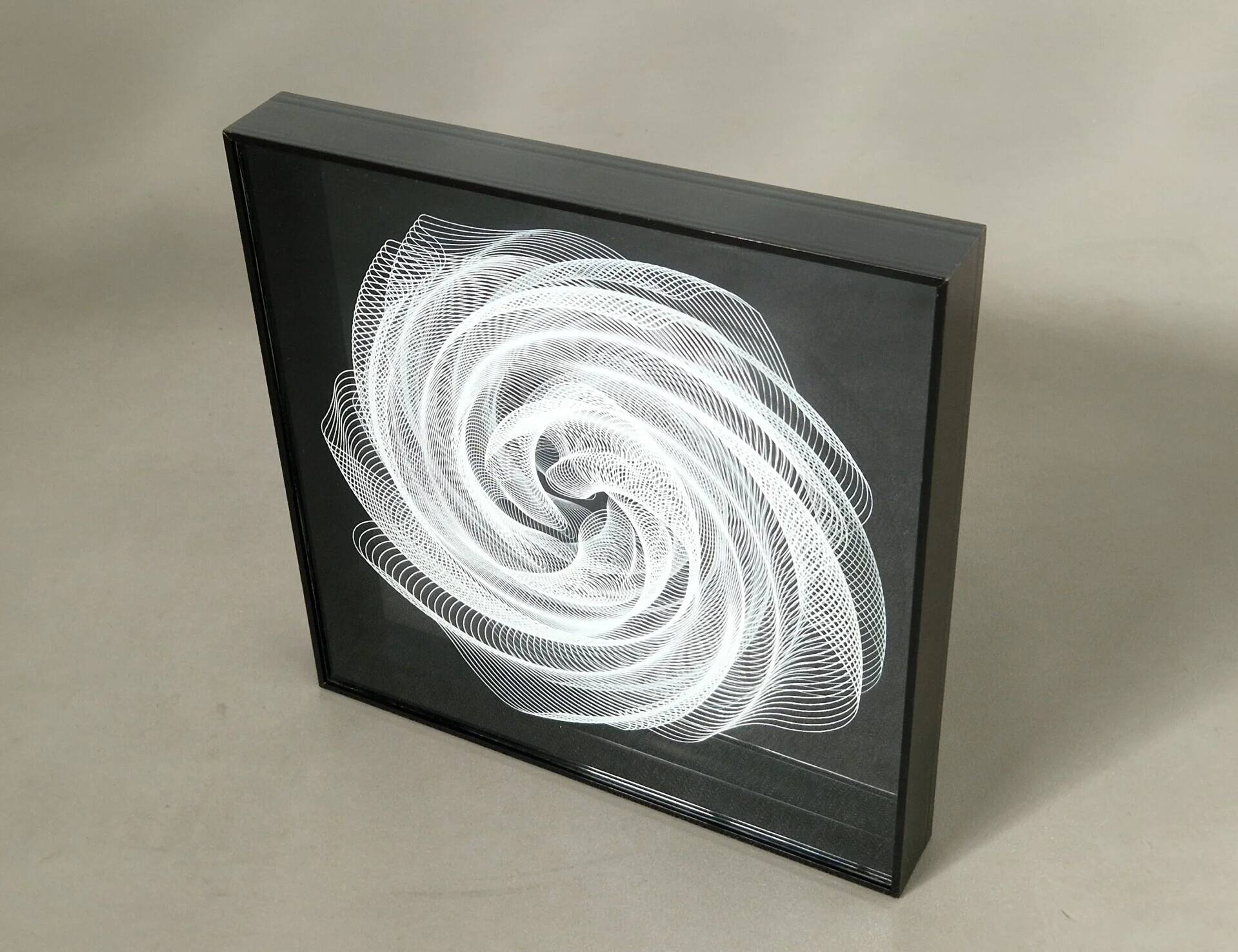 Frank Böttger | Print in box | 1972 computer art