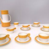 16-Piece Coffee/Teapot Set by Riccardo Schweizer Prod. by Pagnossin Ceramica