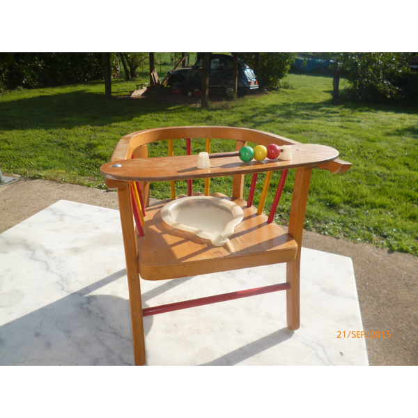 Siege Pot Bebe Bauman 1950 Teck Selency Siege Pot Bebe Bauman 1950 Teck Selency