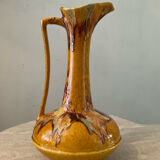 Vintage jug vase in glazed ceramic