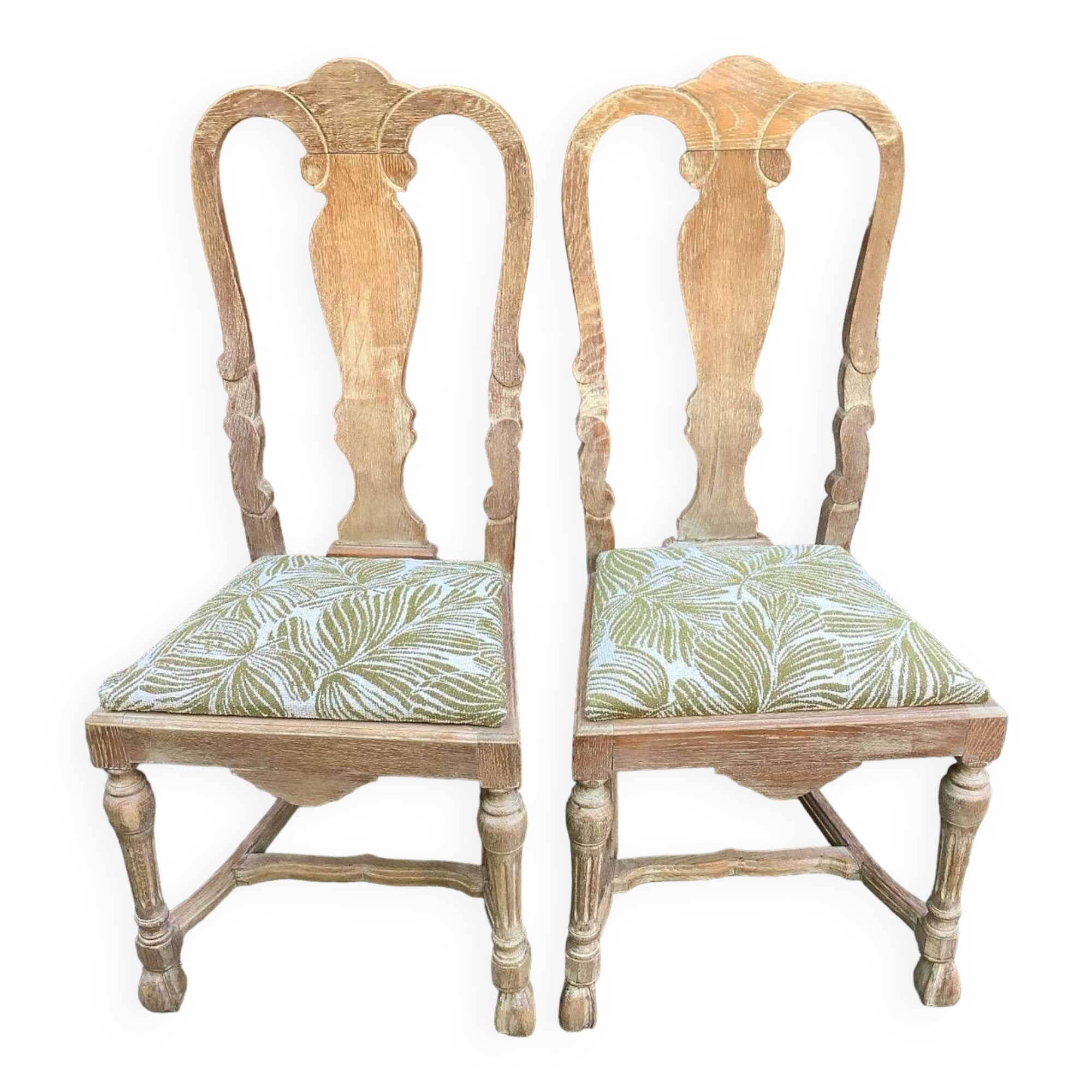 Set of two Swedish Baroque chairs