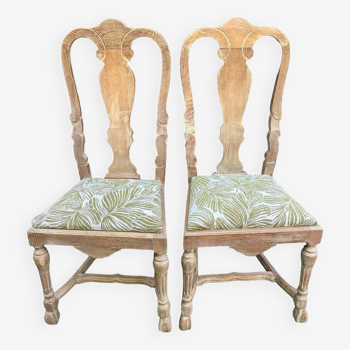 Lot de deux chaises Baroque Suedois