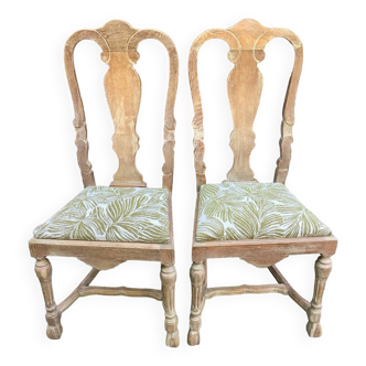 Set of two Swedish Baroque chairs