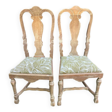 Set of two Swedish Baroque chairs