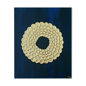 Peinture abstraite et texturée