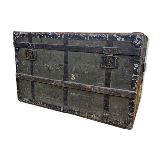 Antique travel trunk