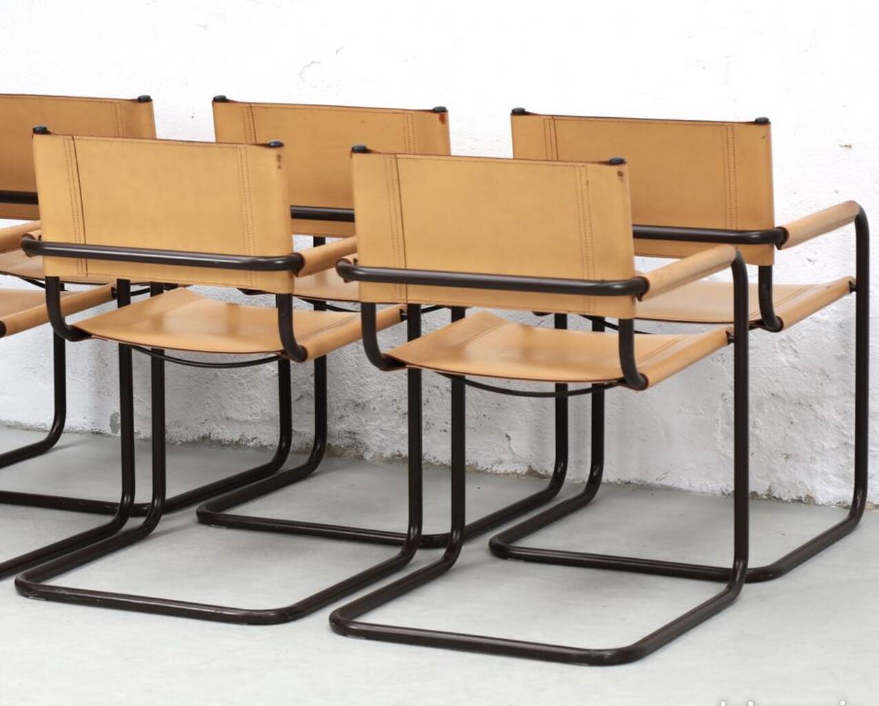 Lot 4 fauteuils Breuer B34