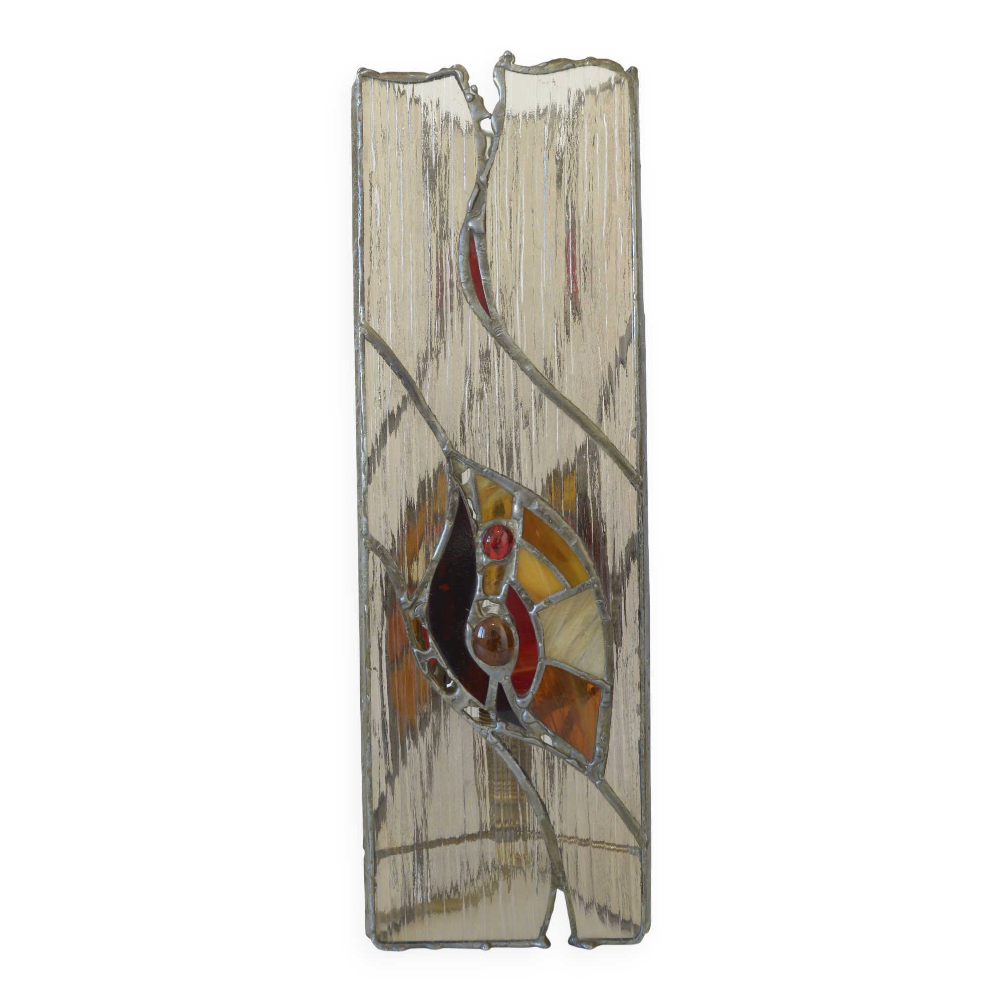 Vintage Bedside Tiffany Style Lighting Unique Lamp Vitrage Handmade Light