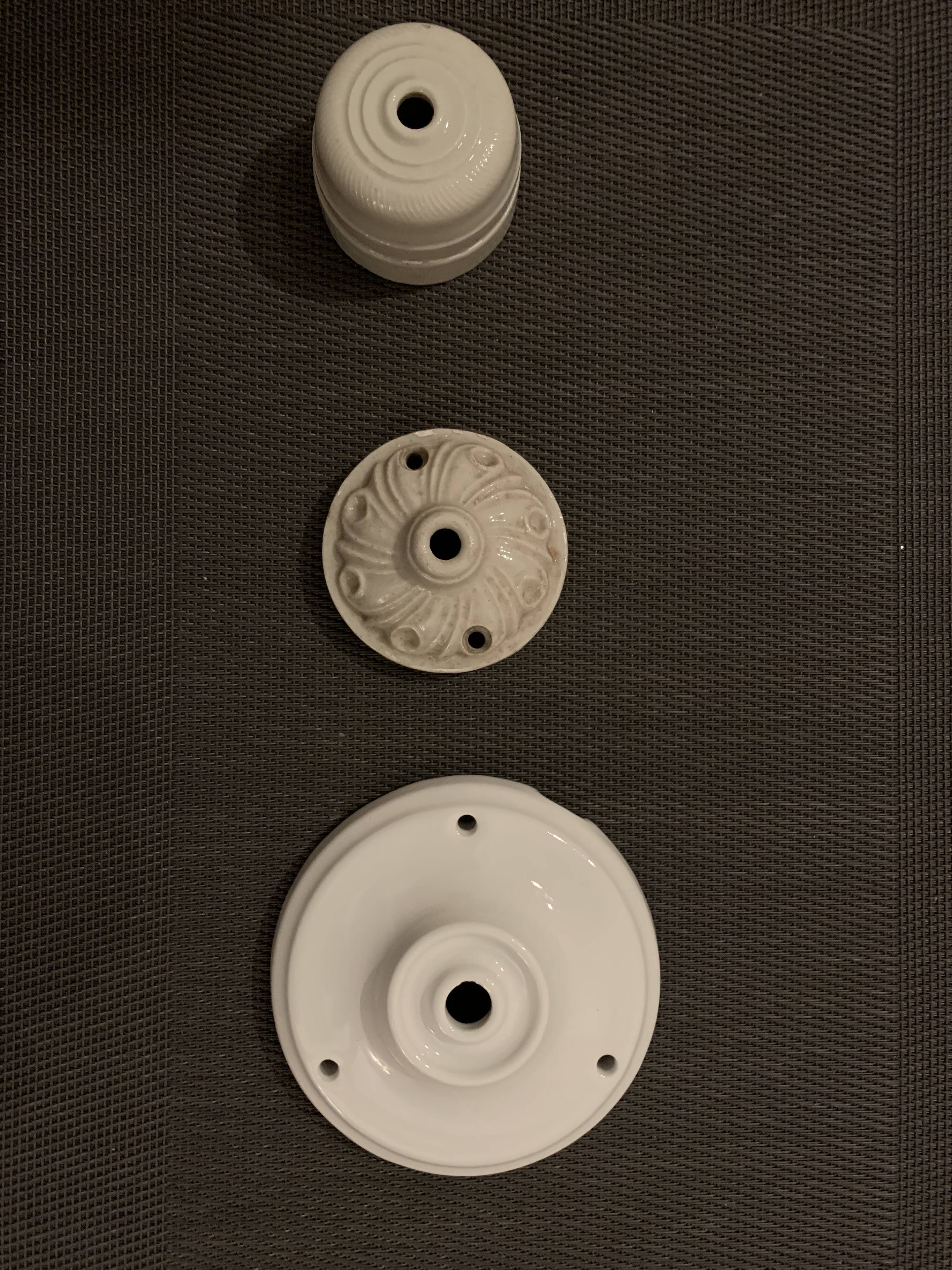 Pairs of bistro opalines 1920 smooth edges