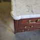 Chest of drawers Louis XVI in mahogany marble top of the XIXth century
