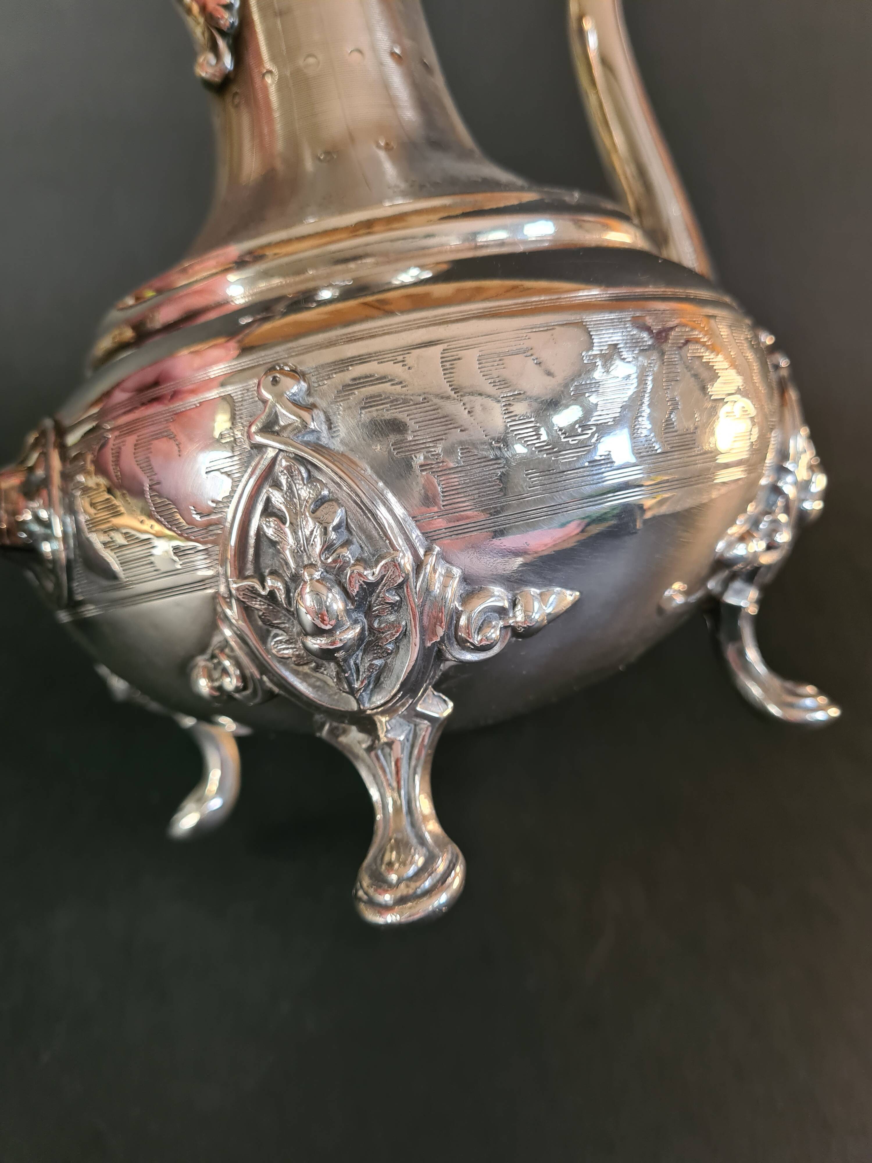 Antique silver-plated pitcher – Louis XVI style