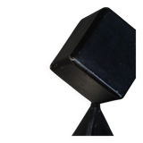 Abstract decorative Scandinavian metal sculpture from the mid-20th century, around the 1950s.