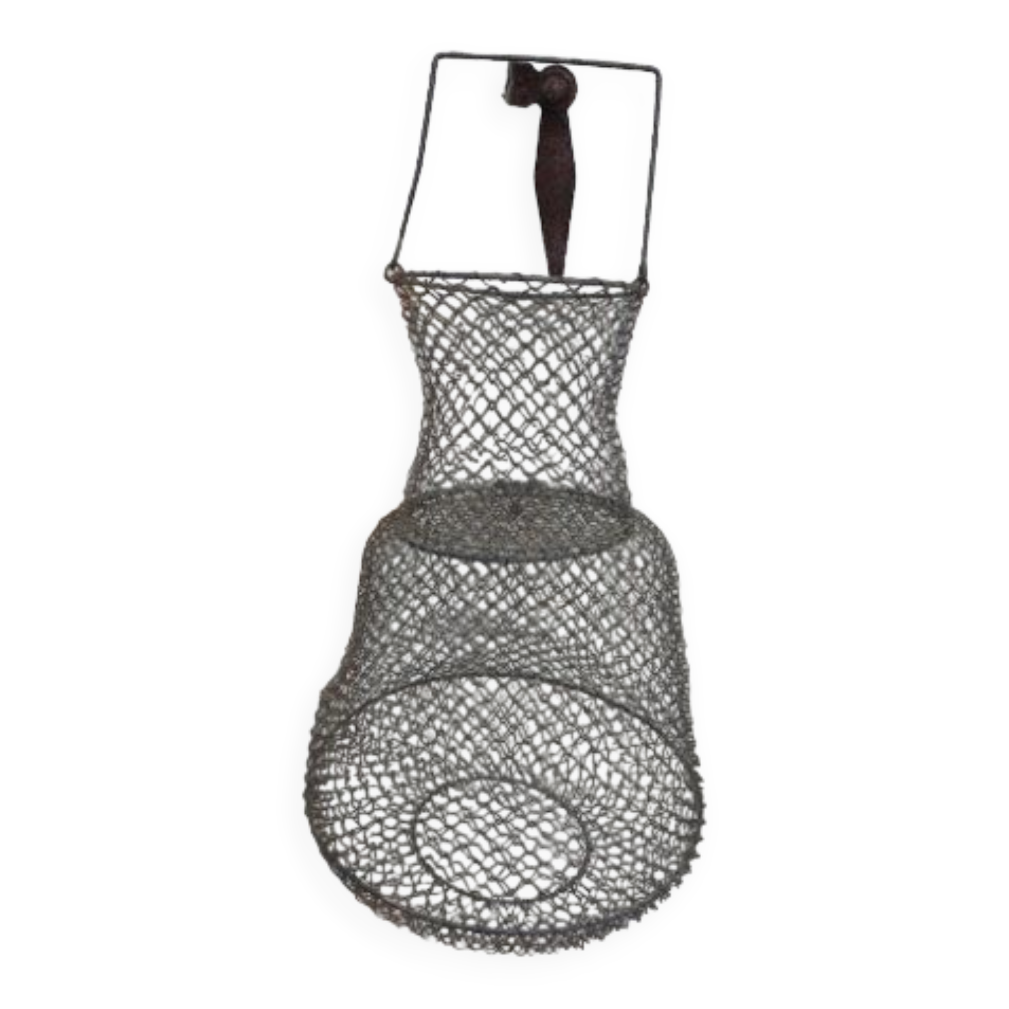 Vintage iron basket