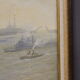 Oil on canvas Marine scene The entrance to Port XX