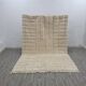 Large handmade traditional Berber rug in natural wool size 3/4.