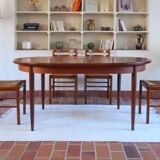 Large Scandinavian oval extendable table G-Plan