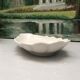 Trinket bowl in antique porcelain, shell-shaped