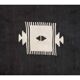Vintage Turkish hand-knotted wool cotton brown kilim area rug 118x170