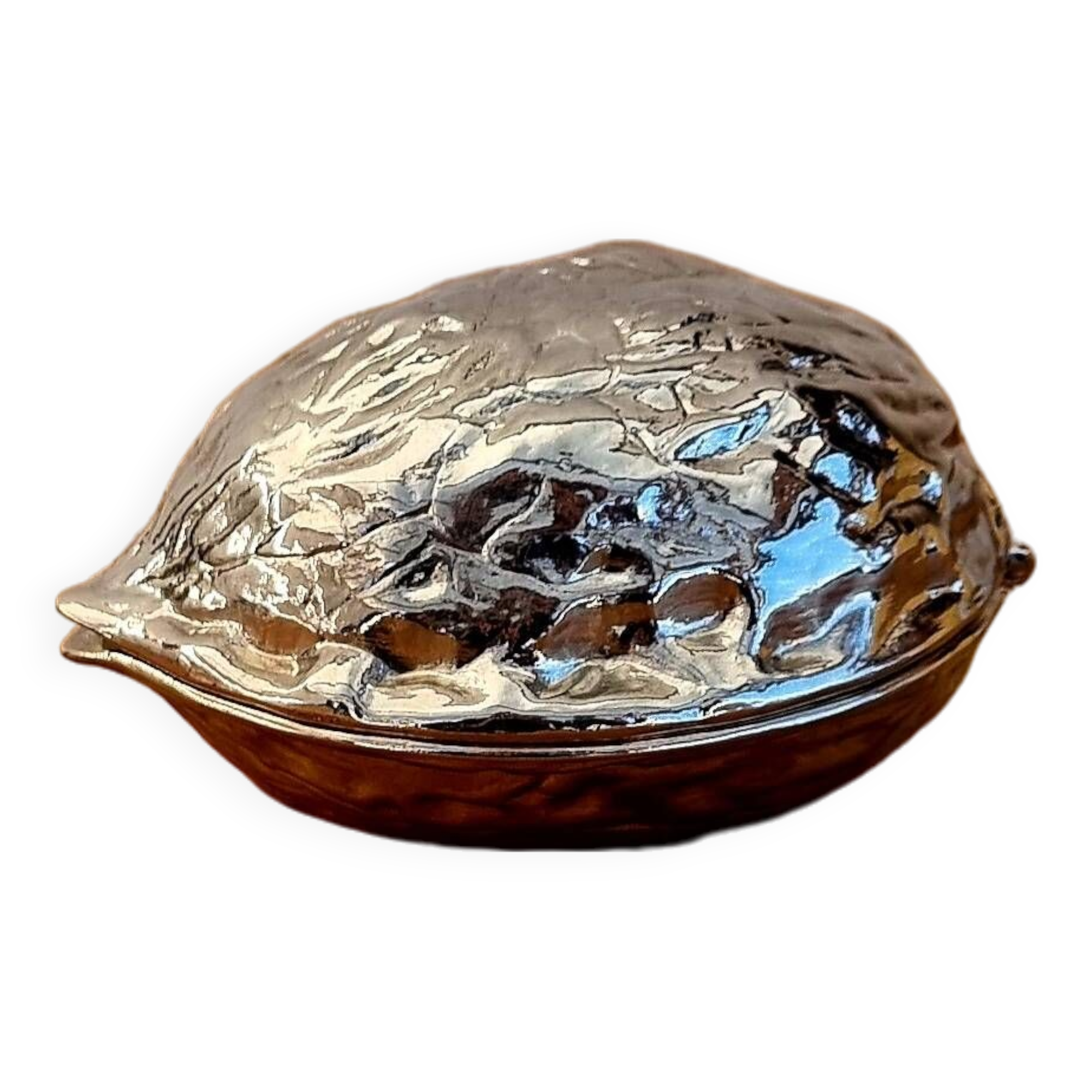 Silver-plated nutcracker