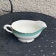 Plat creux et saucière ceranord frsnce en semi porcelaine blanc et mint vintage et collector