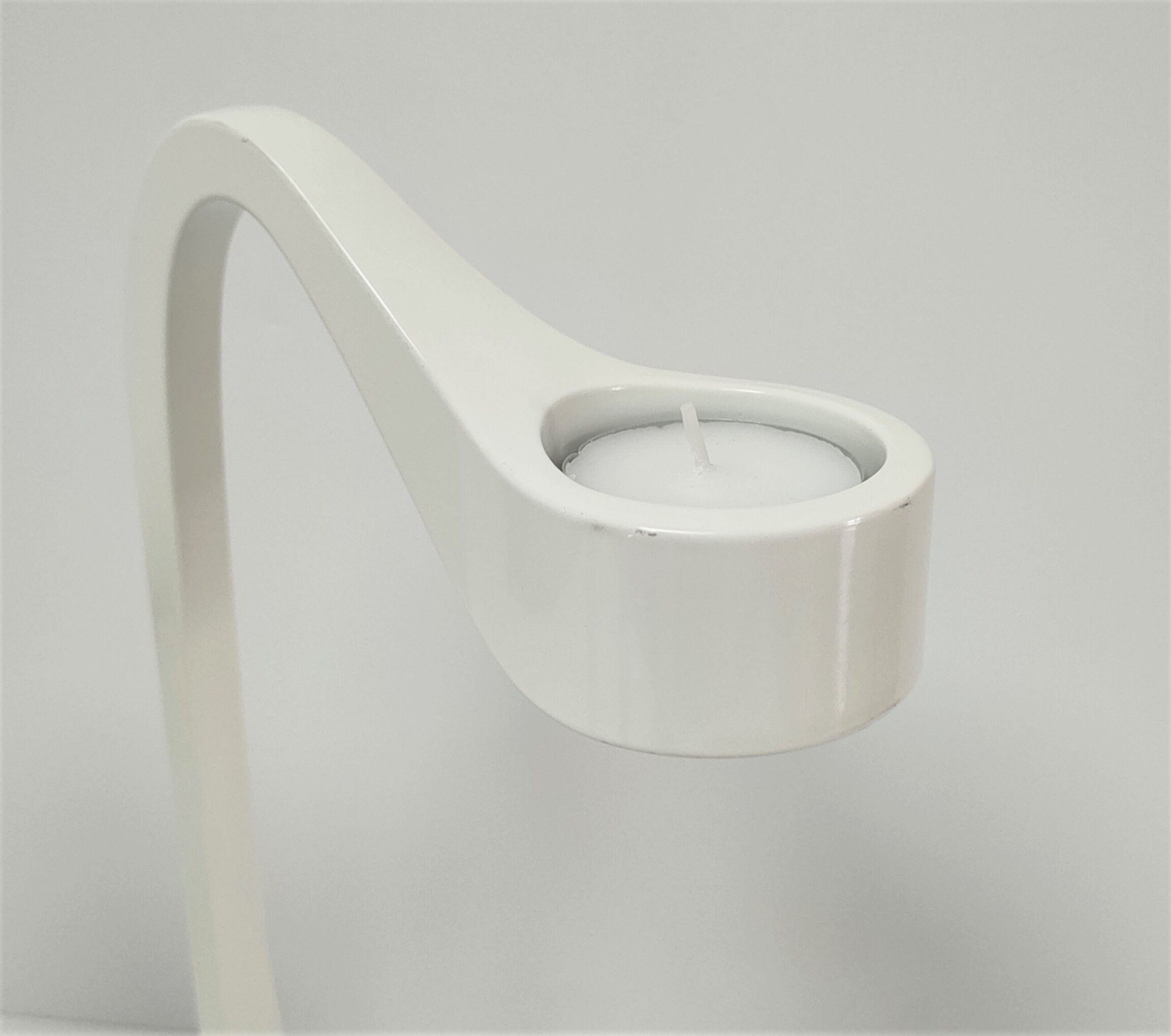 Pair of designer candle holders by Monika Mulder for vintage Ikea