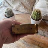 Old alarm clock to go back year 60 blessing west Germany in wood and metal