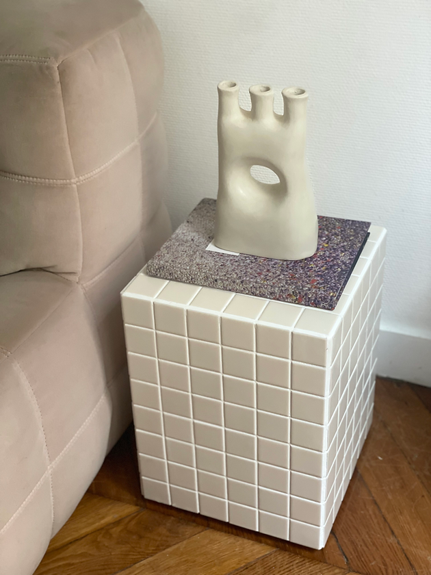 Column - beige/white