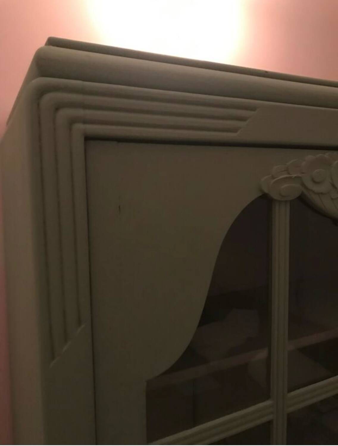 Vintage glass cabinet