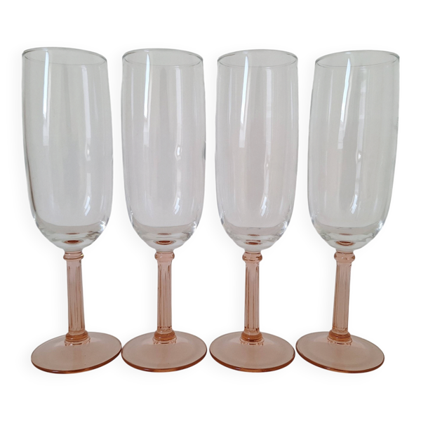 Flûte à champagne rose vintage Luminarc
