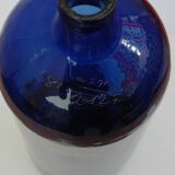 Large Blue Glass Bottle