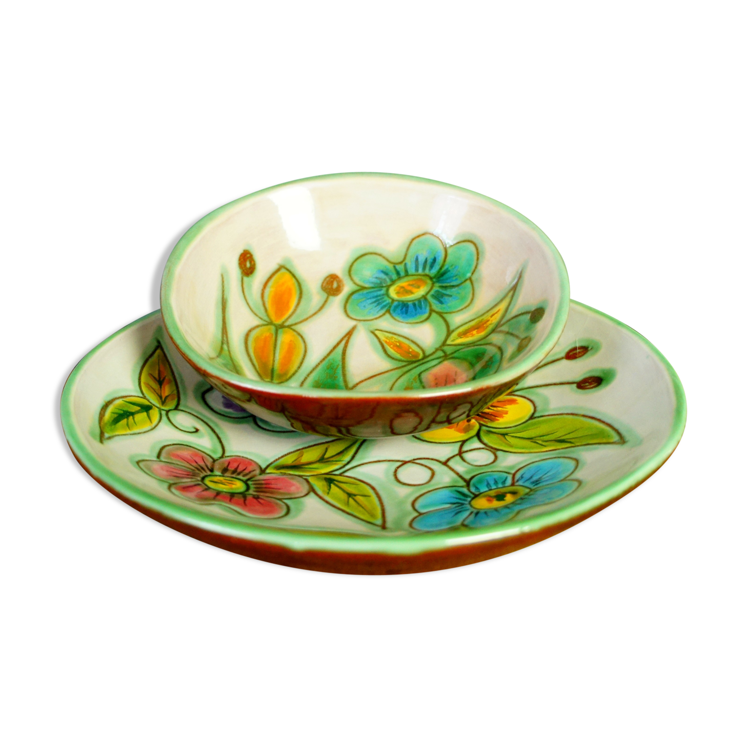 Set of two trinket bowls Madeleine Antico, ceramics of Sant Vicens 1970