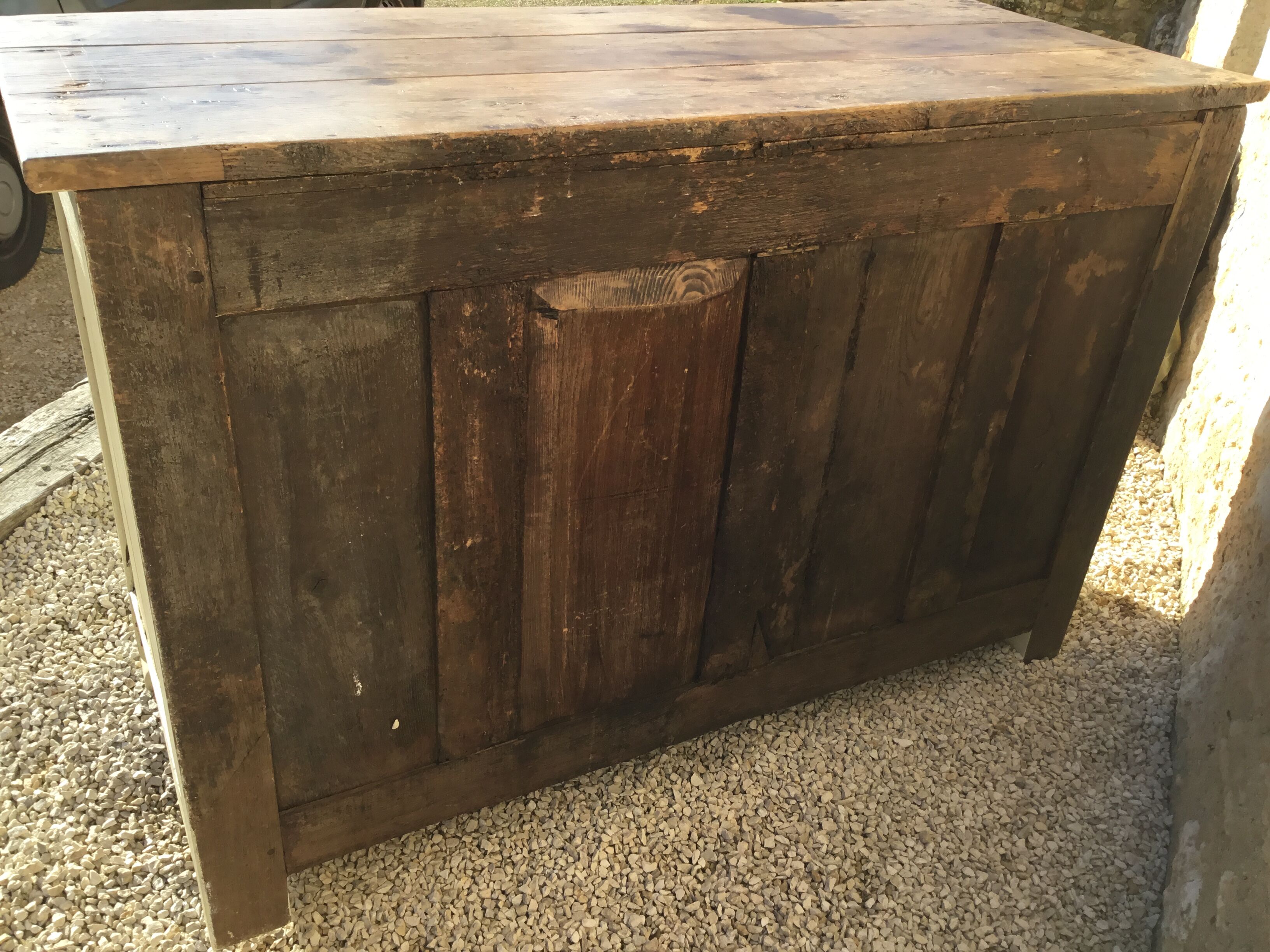 19th-century oak country buffet