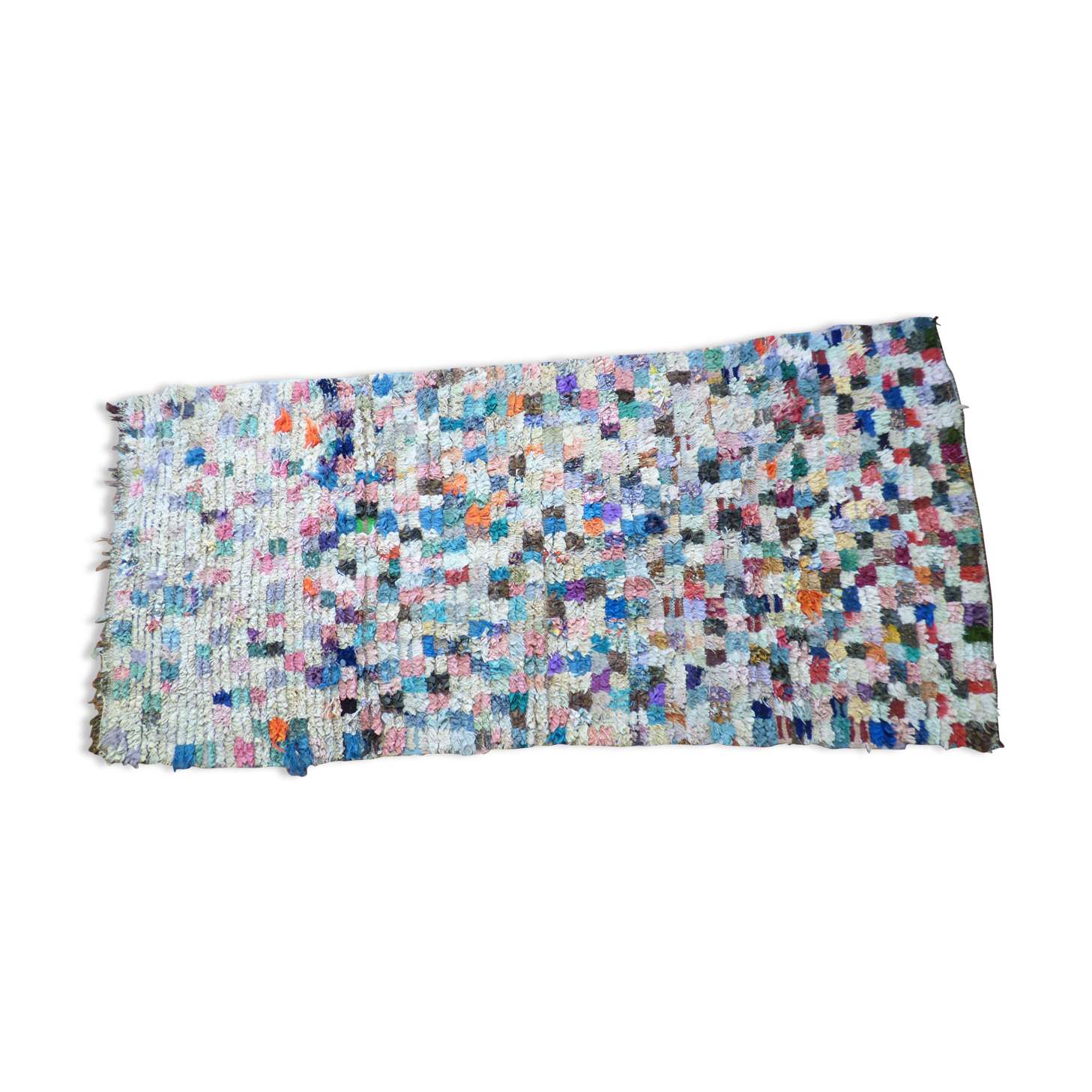 Plaid "corridor" boucherouite rug 100x200cm