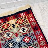 Reversible vintage rug