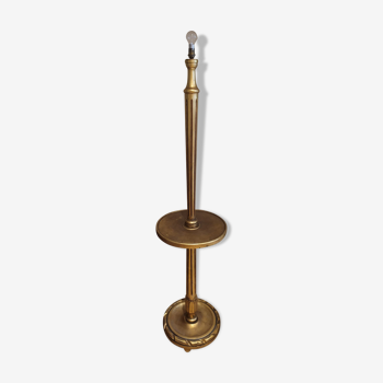 Golden floor lamp