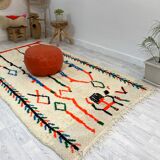 Handmade moroccan berber carpet 262 x 151 cm
