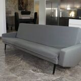 Troika sofa bed designed by Paul Geoffroy for Airborne, 1950s
