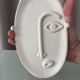 Contemporary Madriguera Workshop Face Tray | Handmade Stoneware Catchall |