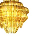 Gold Resin Chandelier Mod Brilli G by Jacopo Foggini