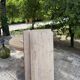 Extendable round table made of solid oak