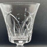 Series of 11 Sèvres crystal wine glasses Niagara model of the 1950s