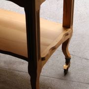 Large solid beech serving trolley from... the Hôtel Matignon!