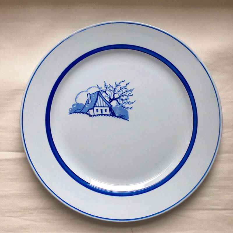 Assiette vintage Sarreguemines Aubépine