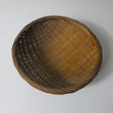Rattan basket vintage ethnic basket