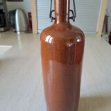 Varnished stoneware bottle