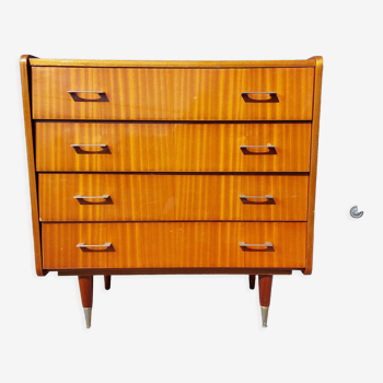 Vintage chest of drawers 60s 4 drawers