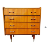 Vintage chest of drawers 60s 4 drawers