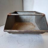 Old Valentini metal crate/locker with vintage industrial stackable spout