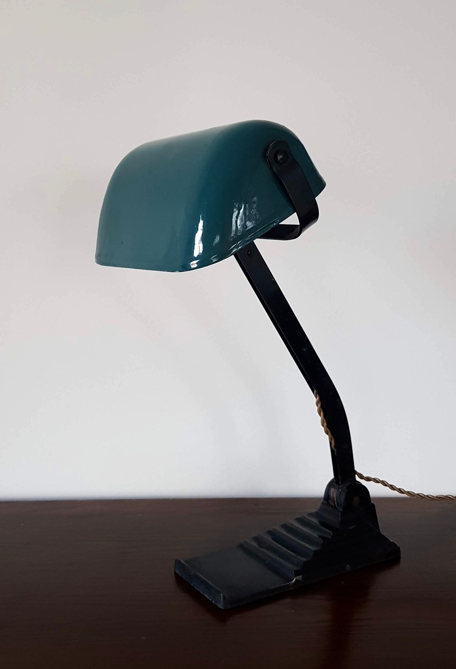 So-called banker office lamp signed ERPE