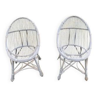 Rattan armchair